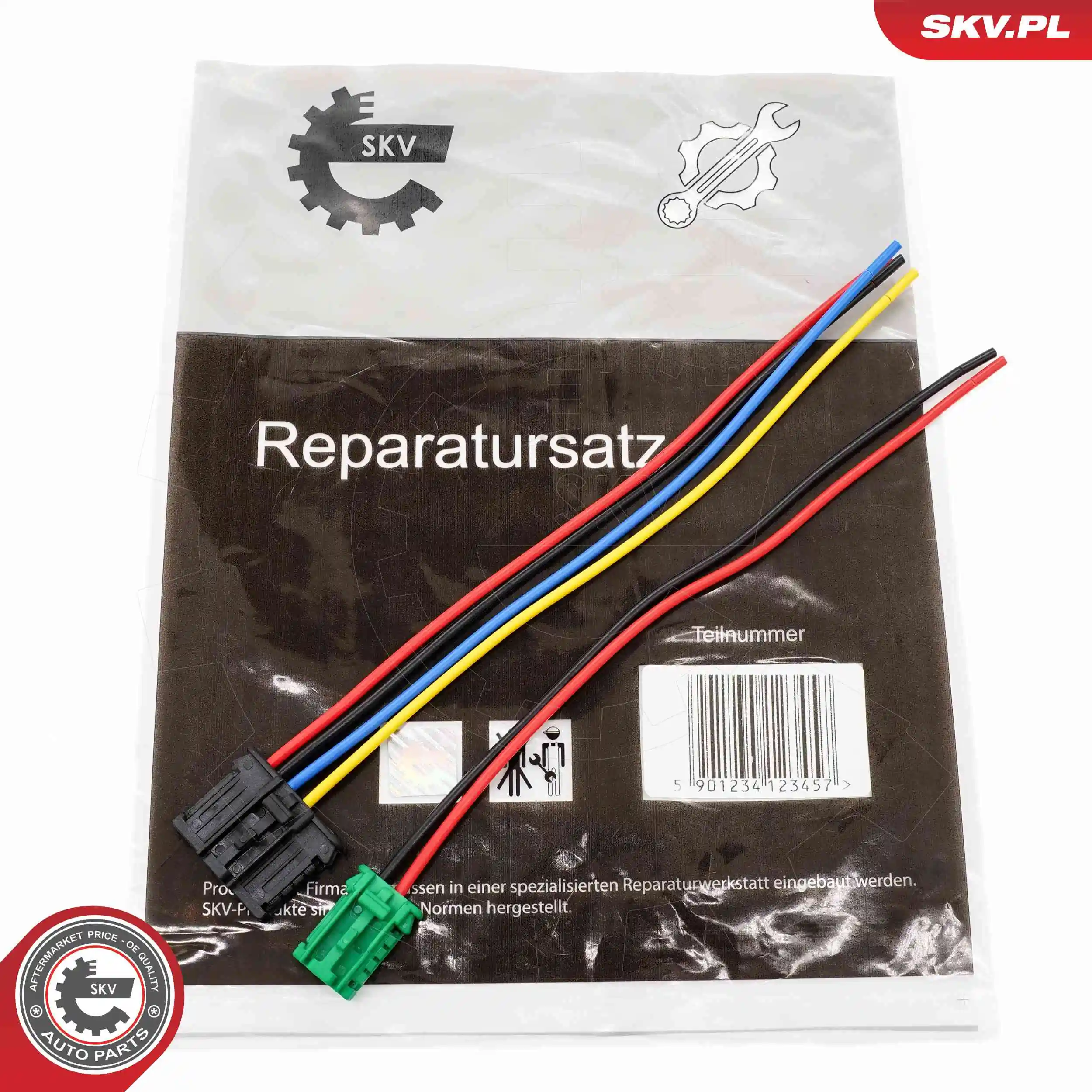 Cable repair set, resistor (interior blower)